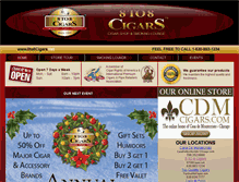 Tablet Screenshot of 8to8cigars.net